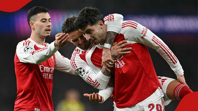 Siêu máy tính dự đoán Arsenal là ứng viên số 1 vô địch Champions League